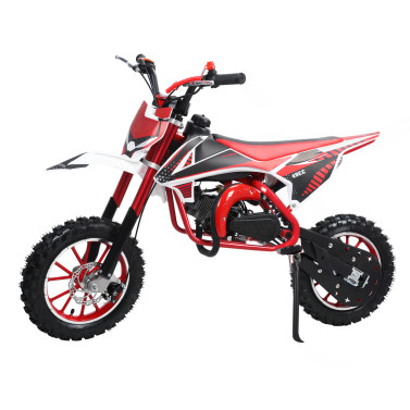 49cc 2-Stroke Kids Dirt Bike, Gas Power Motocross, Beach Off Road Mini Motorcycle, Children Pocket Motorbike with Disc Brakes