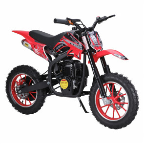 49cc 4-Stroke Kids Dirt Bike, Gas Power Motocross, Mountain Off Road Mini Motorcycle, Children Pocket Motorbike with Disc Brakes