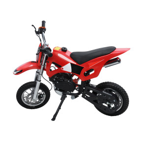 49cc 2-Stroke Kids Dirt Bike, Gas Power Motocross, Beach Off Road Mini Motorcycle, Children Pocket Motorbike with Disc Brakes