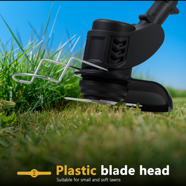 21V Electric Weed Wacker, Cordless Grass Trimmer with 2pcs 2000mAh Batteries & Charger, 3 in 1 Brush Cutter/Edger/Mower with 3 Types Blade for Garden Yard Lawn 21V Electric Weed Wacker, Cordless Grass Trimmer with 2pcs 2000mAh Batteries & Charger, 3 in 1 Brush Cutter/Edger/Mower with 3 Types Blade for Garden Yard Lawn
