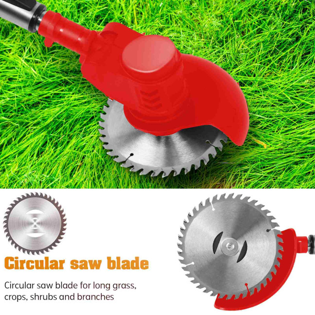 12V 2000mAh 2 Batteries 1 Charger Telescopic Rod Anti-slip Handle Weed Trimmer Cordless Electric Weed Lawn Eater Edger 12V 2000mAh 2 Batteries 1 Charger Telescopic Rod Anti-slip Handle Weed Trimmer Cordless Electric Weed Lawn Eater Edger