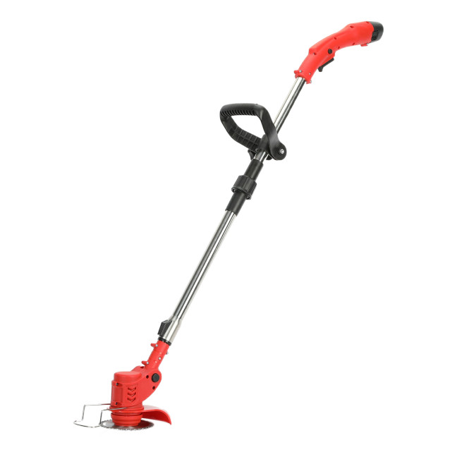 12V 2000mAh 2 Batteries 1 Charger Telescopic Rod Anti-slip Handle Weed Trimmer Cordless Electric Weed Lawn Eater Edger 12V 2000mAh 2 Batteries 1 Charger Telescopic Rod Anti-slip Handle Weed Trimmer Cordless Electric Weed Lawn Eater Edger