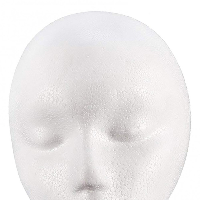 Foam Mannequin Head Reusable Head Model Mannequin Head Wig Holder Cap Display Stand for Salon Home Foam Mannequin Head Reusable Head Model Mannequin Head Wig Holder Cap Display Stand for Salon Home