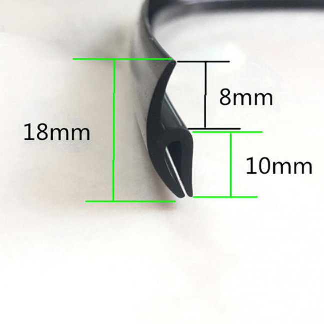 1.7M Moulding Strip Multipurpose Water-proof Strong Toughness Practical Car Sealing Strip for Bus