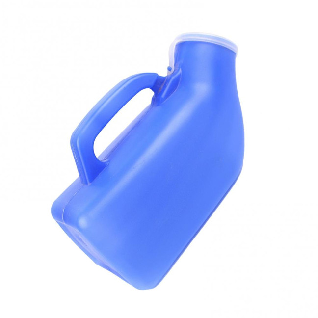 1200 ML Male Urinal with Cap Reusable Plastic Urinal Pot Men Urinal Accessories for Home Elderly Bedridden