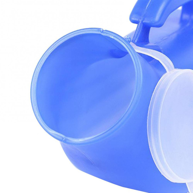 1200 ML Male Urinal with Cap Reusable Plastic Urinal Pot Men Urinal Accessories for Home Elderly Bedridden