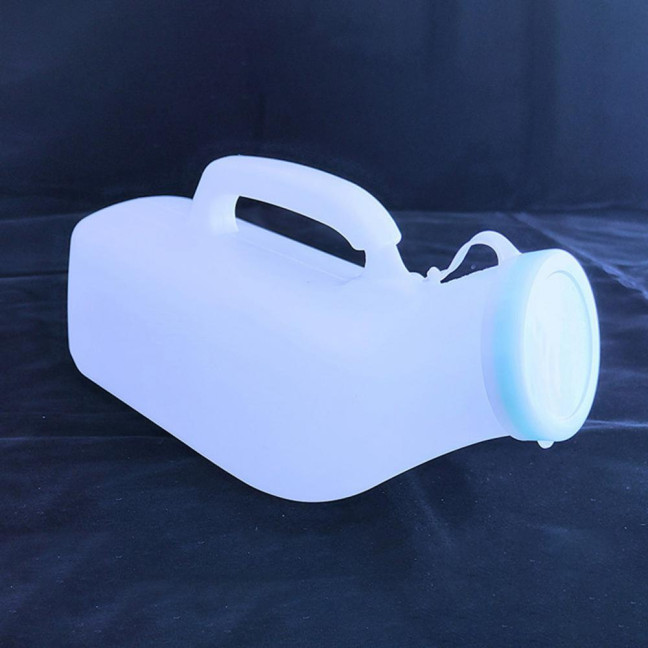 1200 ML Male Urinal with Cap Reusable Plastic Urinal Pot Men Urinal Accessories for Home Elderly Bedridden