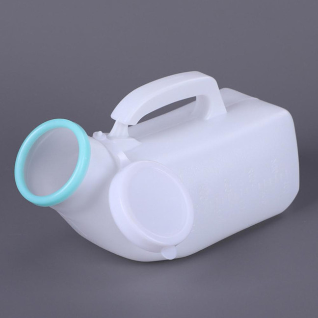 1200 ML Male Urinal with Cap Reusable Plastic Urinal Pot Men Urinal Accessories for Home Elderly Bedridden