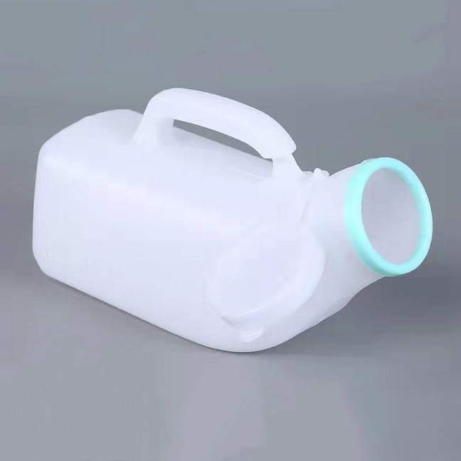 1200 ML Male Urinal with Cap Reusable Plastic Urinal Pot Men Urinal Accessories for Home Elderly Bedridden