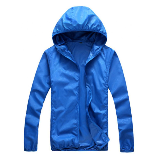 Women Men Summer Long Sleeve Hooded Windproof Sun Protection Coat Fishing Jacket