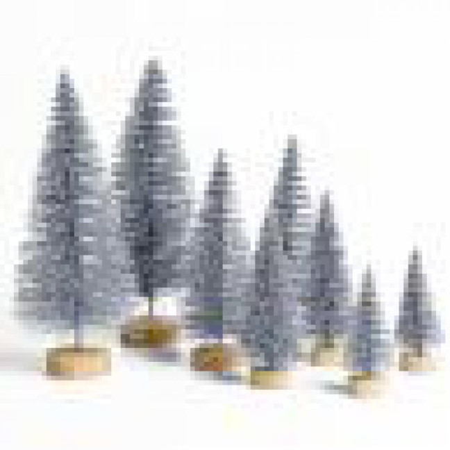 8Pcs Mini Christmas Trees Snowy Pine Xmas Party Ornament Holiday Decoration 8Pcs Mini Christmas Trees Snowy Pine Xmas Party Ornament Holiday Decoration