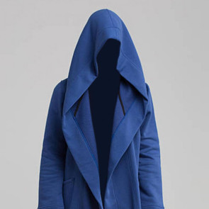 Men Coat Oversize Hooded Solid Color Cardigan Trench Coat for Autumn