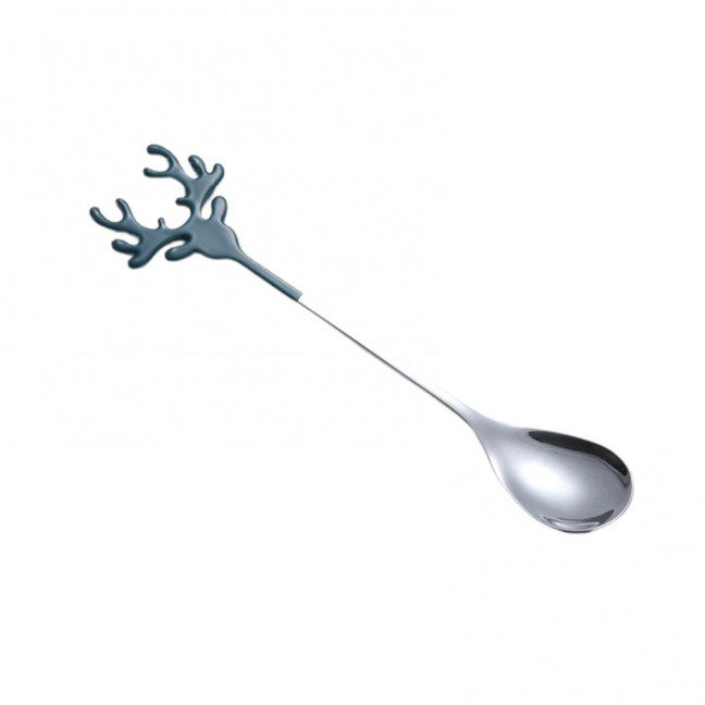 Deer Head Shape Stirring Spoon Multifunction Safe 304 Stainless Steel Spoon for Home