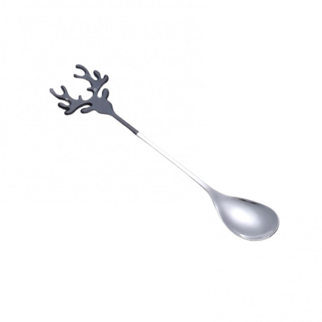 Deer Head Shape Stirring Spoon Multifunction Safe 304 Stainless Steel Spoon for Home