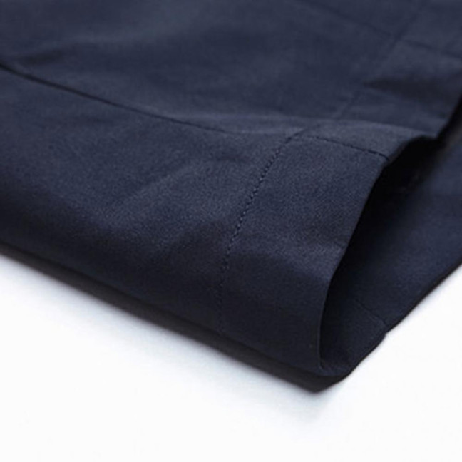 Men Coat Smooth Zipper Lapel Collar Solid Color Middle-aged Men Casual Jackets for Cold Weather