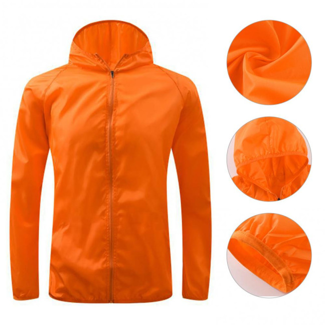 Outdoor Jacket Quick Dry Simple Long Sleeve Thin Solid Color Women Coat for Jogging
