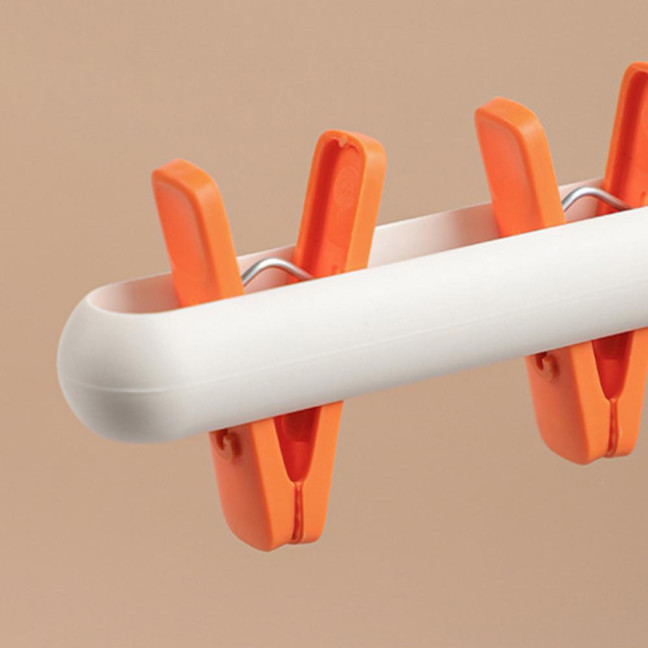 Hat Hanger 6 Clips Space-saving PP Strong Hold Baseball Cap Organizer for Closet