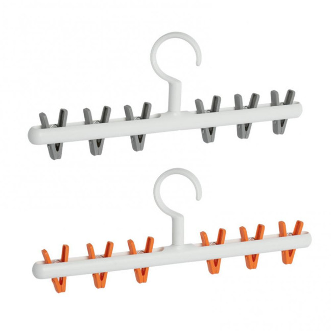 Hat Hanger 6 Clips Space-saving PP Strong Hold Baseball Cap Organizer for Closet