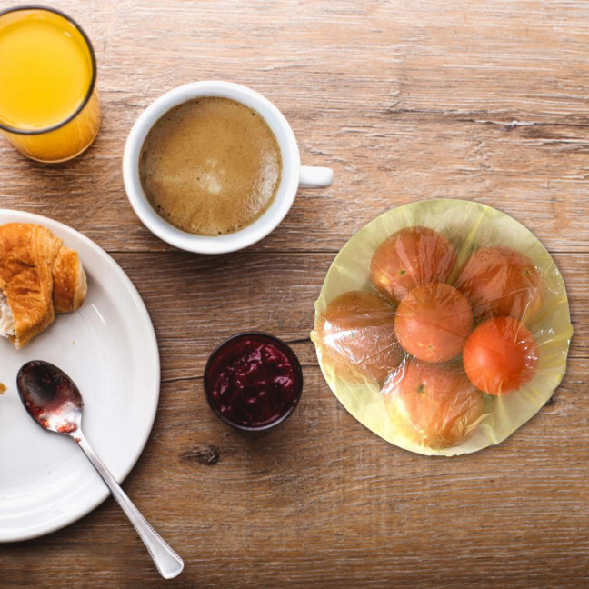 60Pcs Elastic Food Covers Food Grade Waterproof PET Elastic Food Storage Bags Stretch Wrap Bowl Covers Home Supplies