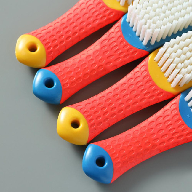 Cleaning Brush Ergonomic Handgrip Anti-scratch Plastic Versatile Wear-resistant Shoe Cleaner Brush Housework Tools 