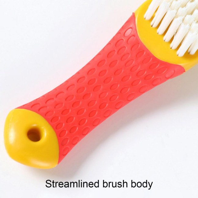 Cleaning Brush Ergonomic Handgrip Anti-scratch Plastic Versatile Wear-resistant Shoe Cleaner Brush Housework Tools 