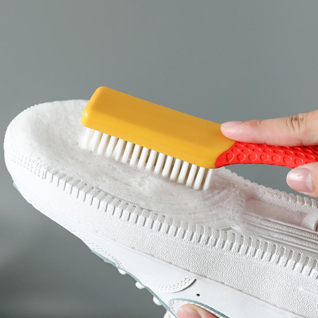Cleaning Brush Ergonomic Handgrip Anti-scratch Plastic Versatile Wear-resistant Shoe Cleaner Brush Housework Tools 
