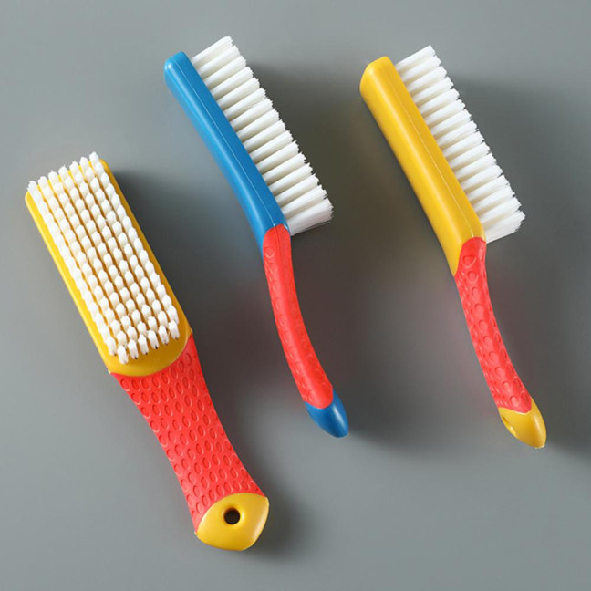 Cleaning Brush Ergonomic Handgrip Anti-scratch Plastic Versatile Wear-resistant Shoe Cleaner Brush Housework Tools 