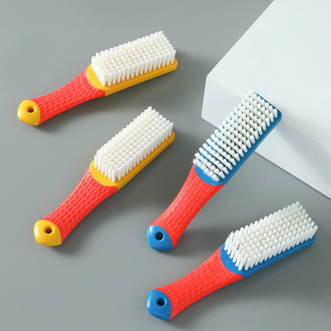 Cleaning Brush Ergonomic Handgrip Anti-scratch Plastic Versatile Wear-resistant Shoe Cleaner Brush Housework Tools 