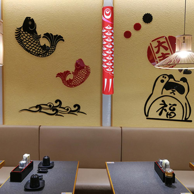 Hanging Ornament Exquisite Pattern Wear Resistant Fabric Fish Windsock Banners Hanging Flag Streamer Party Supplies