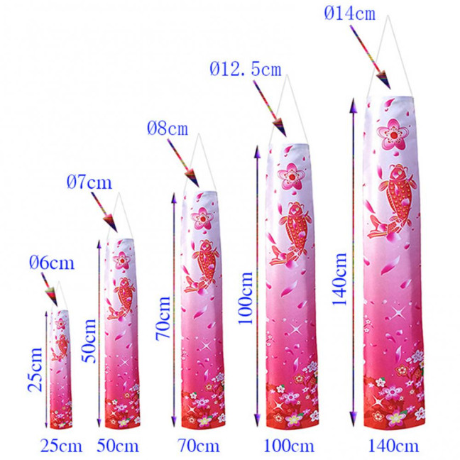 Hanging Ornament Exquisite Pattern Wear Resistant Fabric Fish Windsock Banners Hanging Flag Streamer Party Supplies