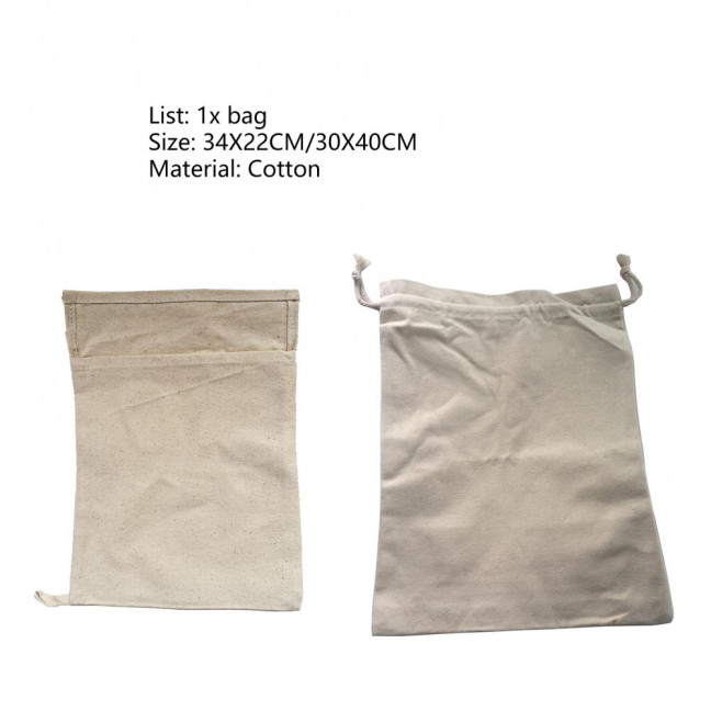 Ice Bag Reusable Heavy-duty Cotton Reinforced Multi-use Canvas Ice Bag Kitchen Accessories