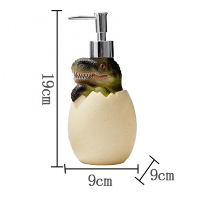 560ml Lotion Dispenser Large Capacity Cute Dinosaur Refillable Empty Bottle Hand Cleanser Shampoo Container Bathroom Supplies 