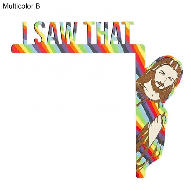 Creative Door Frame Decorative Funny I Saw That Human Image Door Trim Household Supplies 