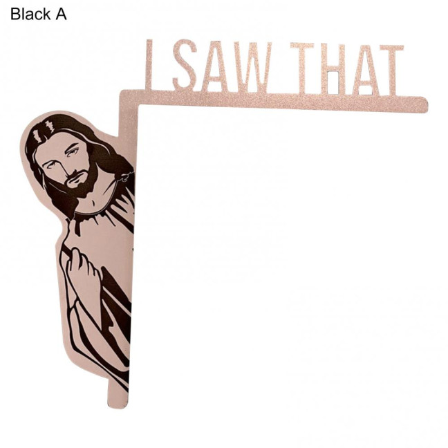 Creative Door Frame Decorative Funny I Saw That Human Image Door Trim Household Supplies 