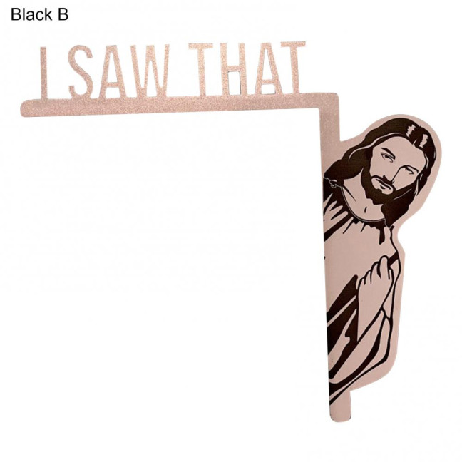 Creative Door Frame Decorative Funny I Saw That Human Image Door Trim Household Supplies 