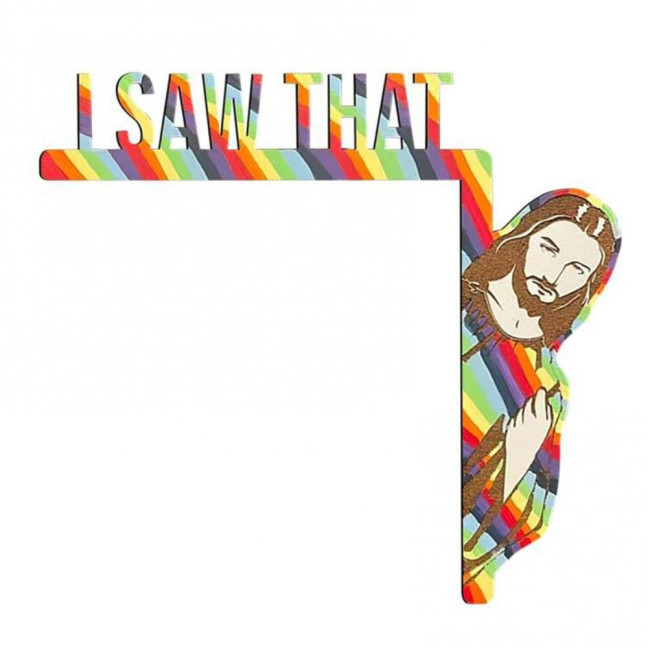 Creative Door Frame Decorative Funny I Saw That Human Image Door Trim Household Supplies 