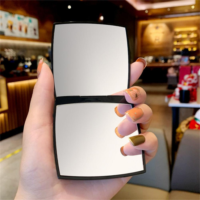 Makeup Mirror High Clarity Bright Folding Square Portable Hand Cosmetic Mirror Beauty Tools Makeup Mirror High Clarity Bright Folding Square Portable Hand Cosmetic Mirror Beauty Tools