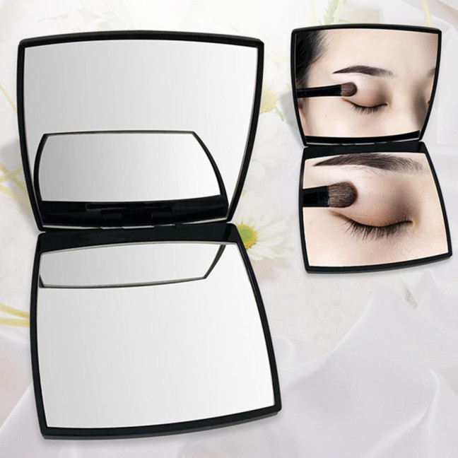 Makeup Mirror High Clarity Bright Folding Square Portable Hand Cosmetic Mirror Beauty Tools Makeup Mirror High Clarity Bright Folding Square Portable Hand Cosmetic Mirror Beauty Tools