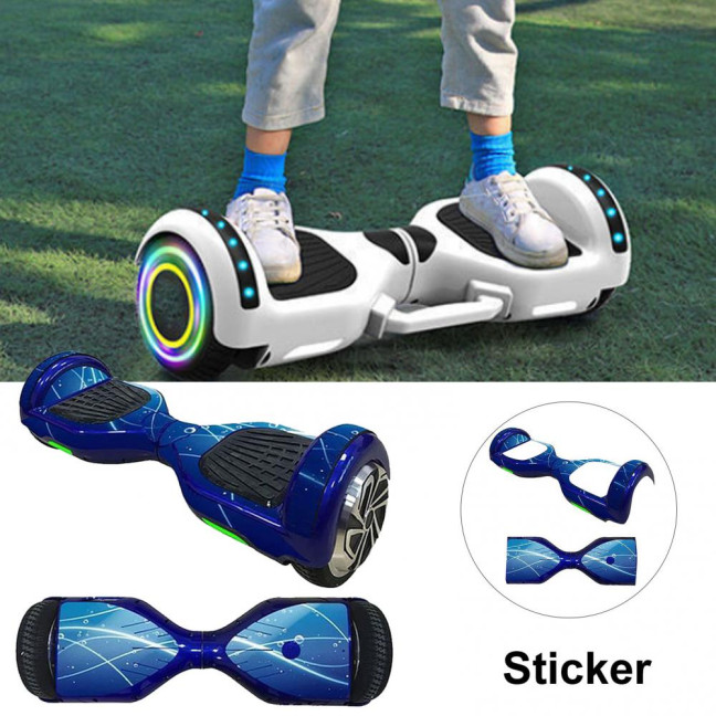 6.5 Inches Hoverboard Scooter Sticker Waterproof Strong Stickiness DIY Durable Self Balancing Scooter Decal Hoverboard Decoration 6.5 Inches Hoverboard Scooter Sticker Waterproof Strong Stickiness DIY Durable Self Balancing Scooter Decal Hoverboard Decoration