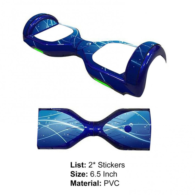 6.5 Inches Hoverboard Scooter Sticker Waterproof Strong Stickiness DIY Durable Self Balancing Scooter Decal Hoverboard Decoration 6.5 Inches Hoverboard Scooter Sticker Waterproof Strong Stickiness DIY Durable Self Balancing Scooter Decal Hoverboard Decoration