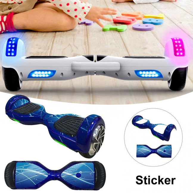 6.5 Inches Hoverboard Scooter Sticker Waterproof Strong Stickiness DIY Durable Self Balancing Scooter Decal Hoverboard Decoration 6.5 Inches Hoverboard Scooter Sticker Waterproof Strong Stickiness DIY Durable Self Balancing Scooter Decal Hoverboard Decoration