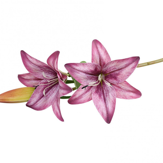 1Pc Artificial Flower Decorative Home Decoration Gift Short Branch Fake Lily Bouquet Simulation Flower for Living Room 