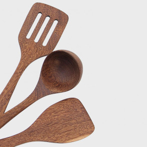 Cooking Spatula Heat-proof Anti-slip Wooden Daily Use Chef Cooking Wok Shovel Kitchenware Supplies 