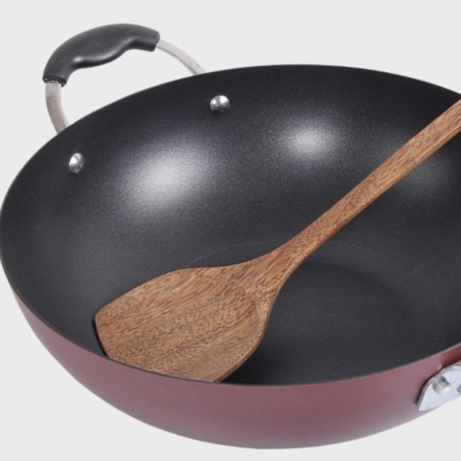 Cooking Spatula Heat-proof Anti-slip Wooden Daily Use Chef Cooking Wok Shovel Kitchenware Supplies 