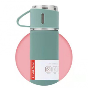 500ml Water Cup Large Capacity Leak-Proof Stainless Steel Double-Layer Vacuum Coffee Cup for Gift 