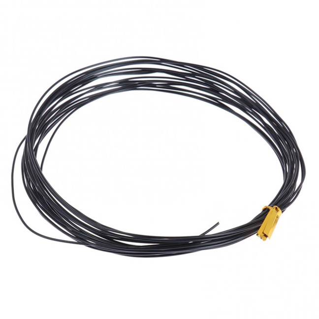 1 Roll 5m Bonsai Wire Bendable Reusable Rustproof Flexible Convenient Storage Plant Shape 6 Sizes Bonsai Branch Training Black Wire for Balcony