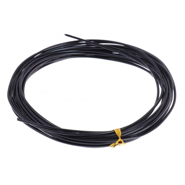 1 Roll 5m Bonsai Wire Bendable Reusable Rustproof Flexible Convenient Storage Plant Shape 6 Sizes Bonsai Branch Training Black Wire for Balcony