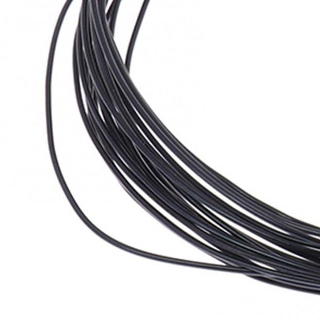 1 Roll 5m Bonsai Wire Bendable Reusable Rustproof Flexible Convenient Storage Plant Shape 6 Sizes Bonsai Branch Training Black Wire for Balcony