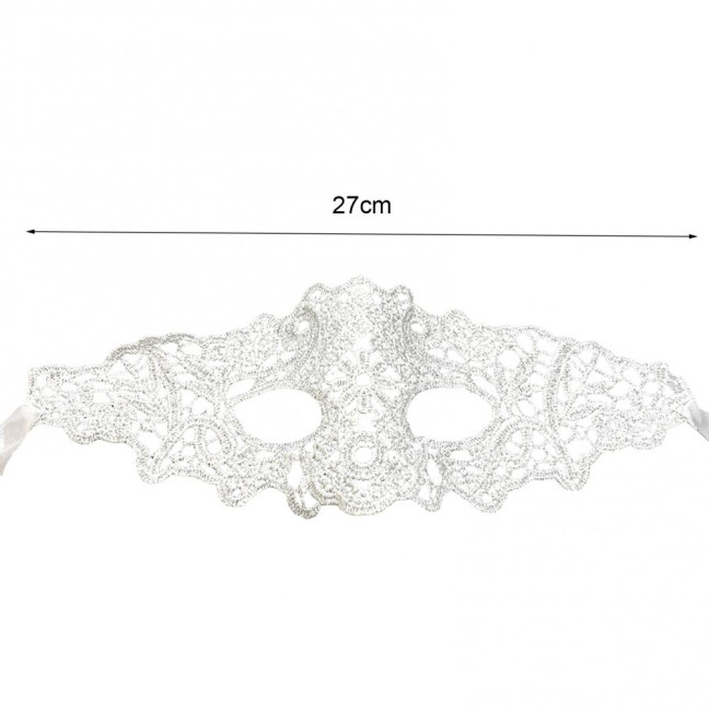 Face Cover Easy to Tie Hollow Out Lace Universal Comfortable Dancing Masque Party Supplies 
