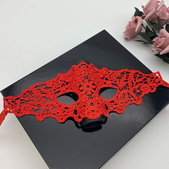 Face Cover Easy to Tie Hollow Out Lace Universal Comfortable Dancing Masque Party Supplies 